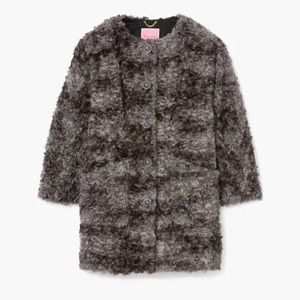 Kate Spade Faux Fur Sugarcoat Topper